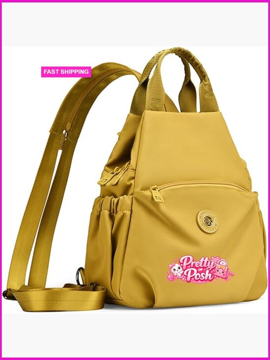 Waterproof Convertible Sling Backpack Mini Crossbody Daypack for Women Travel main image 4